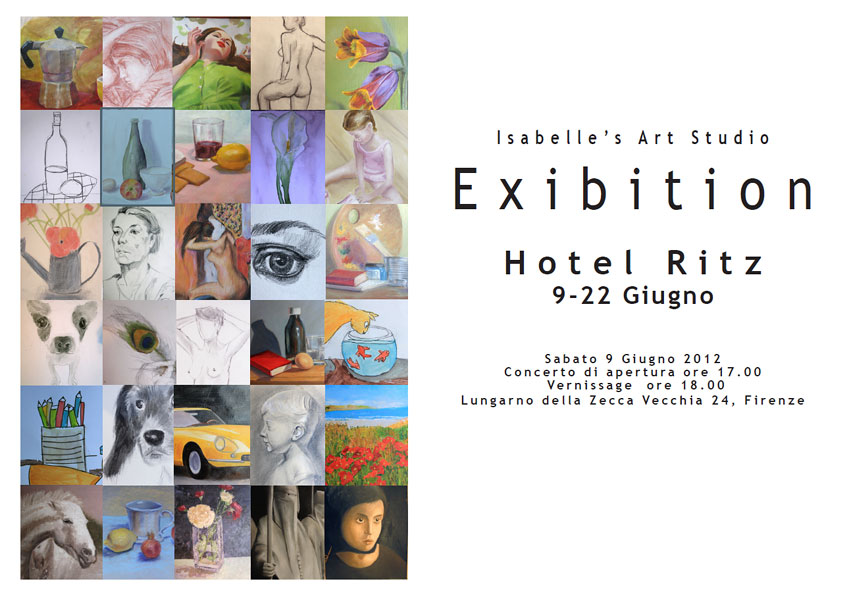 Mostra di fine anno allievi corso di pittura del 2012